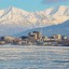 Quando ir a banhos em Anchorage: temperatura do mar mês a mês