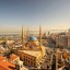Quando ir a banhos em Beirute: temperatura do mar mês a mês