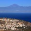 Temperatura do mar na ilha de La Gomera cidade a cidade