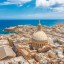 Temperatura do mar em Malta cidade a cidade