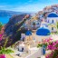 Quando ir a banhos em Ilhas gregas das Cíclades: temperatura do mar mês a mês
