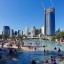 Quando ir a banhos em Brisbane: temperatura do mar mês a mês