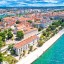 Quando ir a banhos em Zadar: temperatura do mar mês a mês