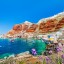 Onde e quando ir a banhos em Santorini: temperatura do mar mês a mês